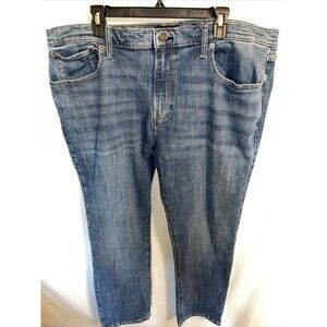 Lucky Brand Men’s Baggy Straight Jeans Sz 40x32 Blue Rodeo Western Cowboy Rugged